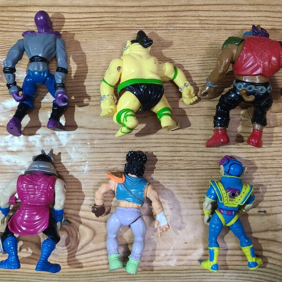 Teenage Mutant Ninja Turtles Villains 1988-1991 Vintage Figures lot X6 (AS IS) - Picture 2 of 2